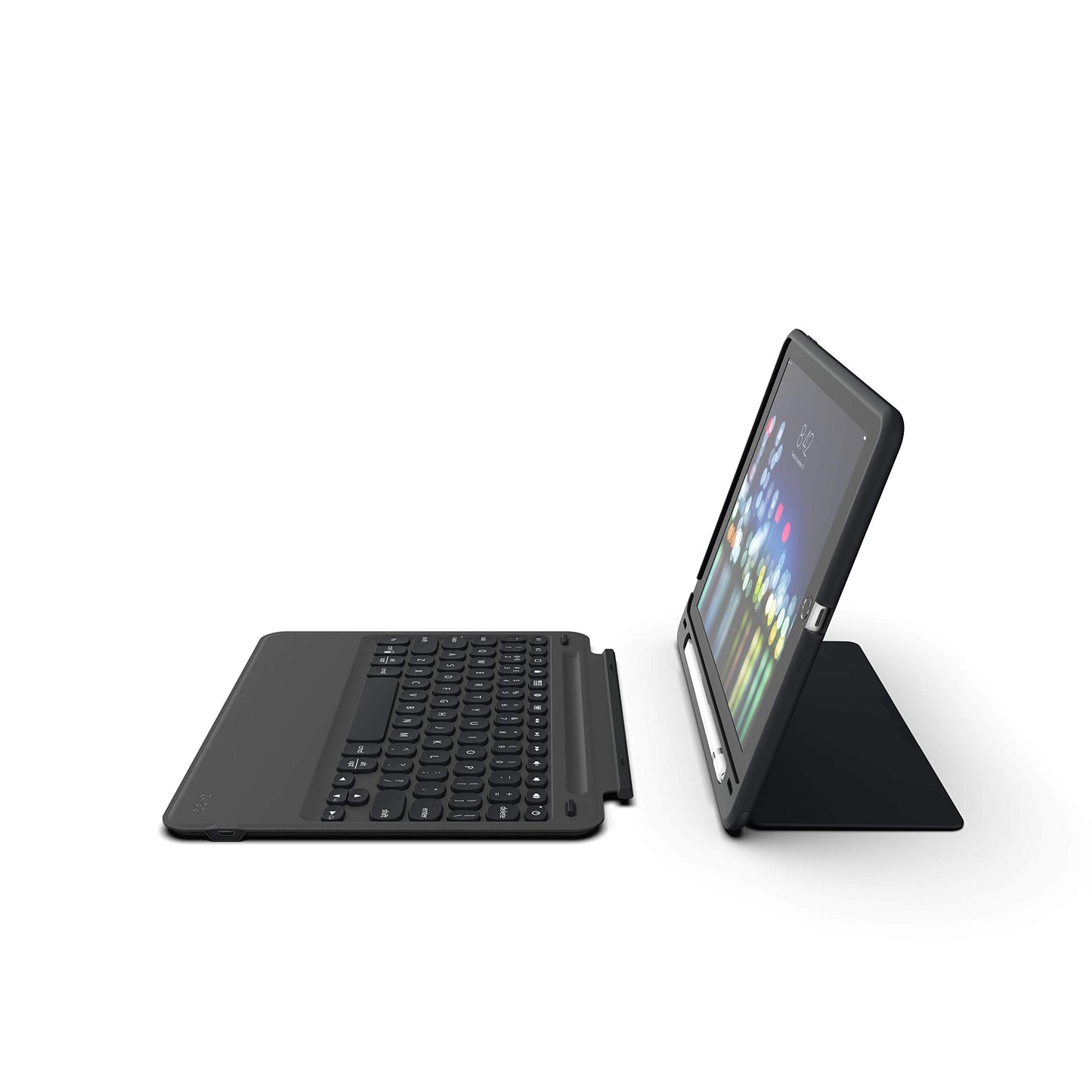 ZAGG Slimbook Go - Ultrathin Case, Hinged with Detachable Bluetooth Keyboard - Made for 2019 Apple iPad Pro 9.7" - Black