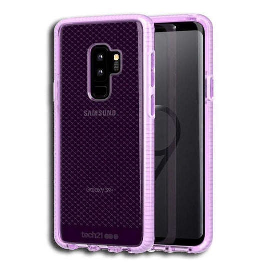 SAMSUNG GALAXY S9+ TECH21 EVO CHECK FLEXSHOCK CASE - Orchid