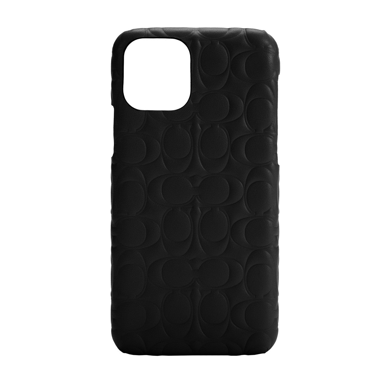 Coach Signature C Emboss Black for iPhone 12