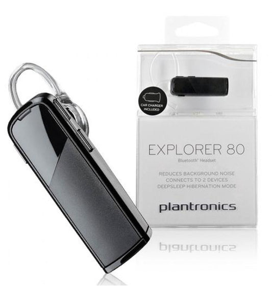 Plantronics Explorer 80 Bluetooth Headset with Up to 11 Hours Talk Time