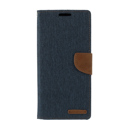 Goospery Blue Canvas Diary Case for Samsung Galaxy S10 Plus