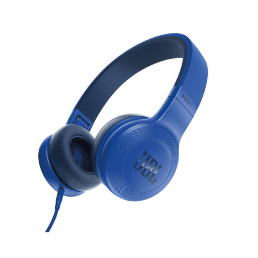 JBL E35 On the Ear Wired Headphones - Blue