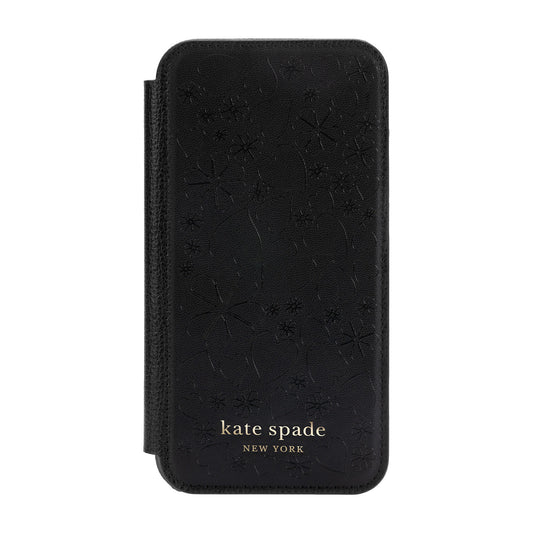 Kate Spade Folio Case Crumb and Clove Heart for iPhone 12/12 Pro