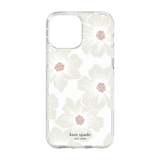 kate spade new york Protective Hardshell for iPhone 14 Pro- Hollyhock