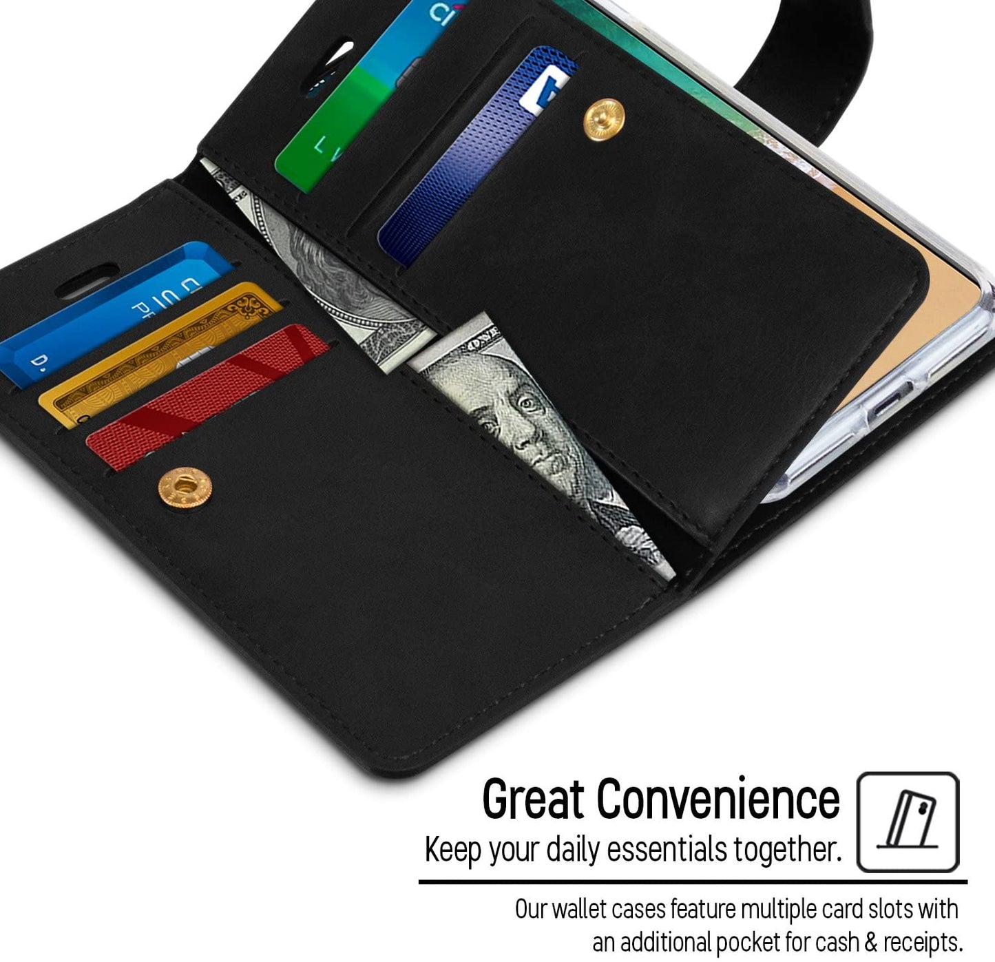 Mansoor Wallet Black for iPhone 11 Pro
