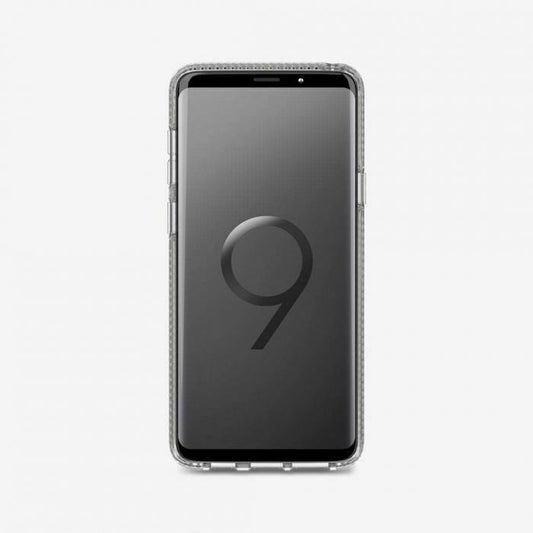 SAMSUNG GALAXY S9+ TECH21 EVO CHECK FLEXSHOCK CASE - CLEAR