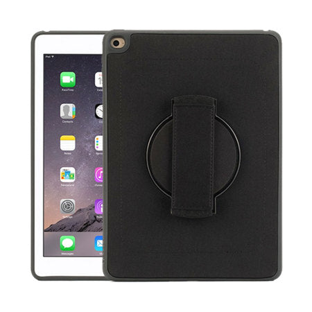 Griffin Survivor iPad 10.2" AirStrap 360 Full Rotation Case - Black