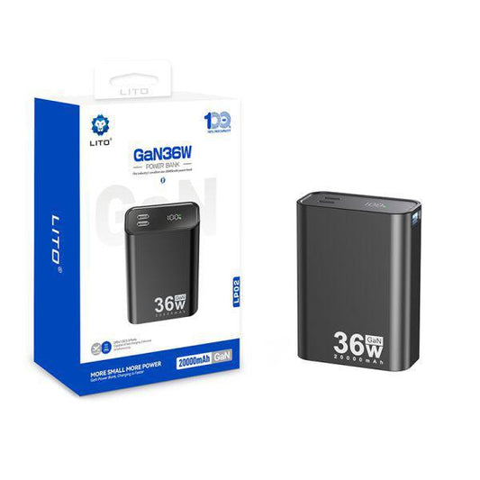 Lito LP02 36W 20000mAh Powerbank