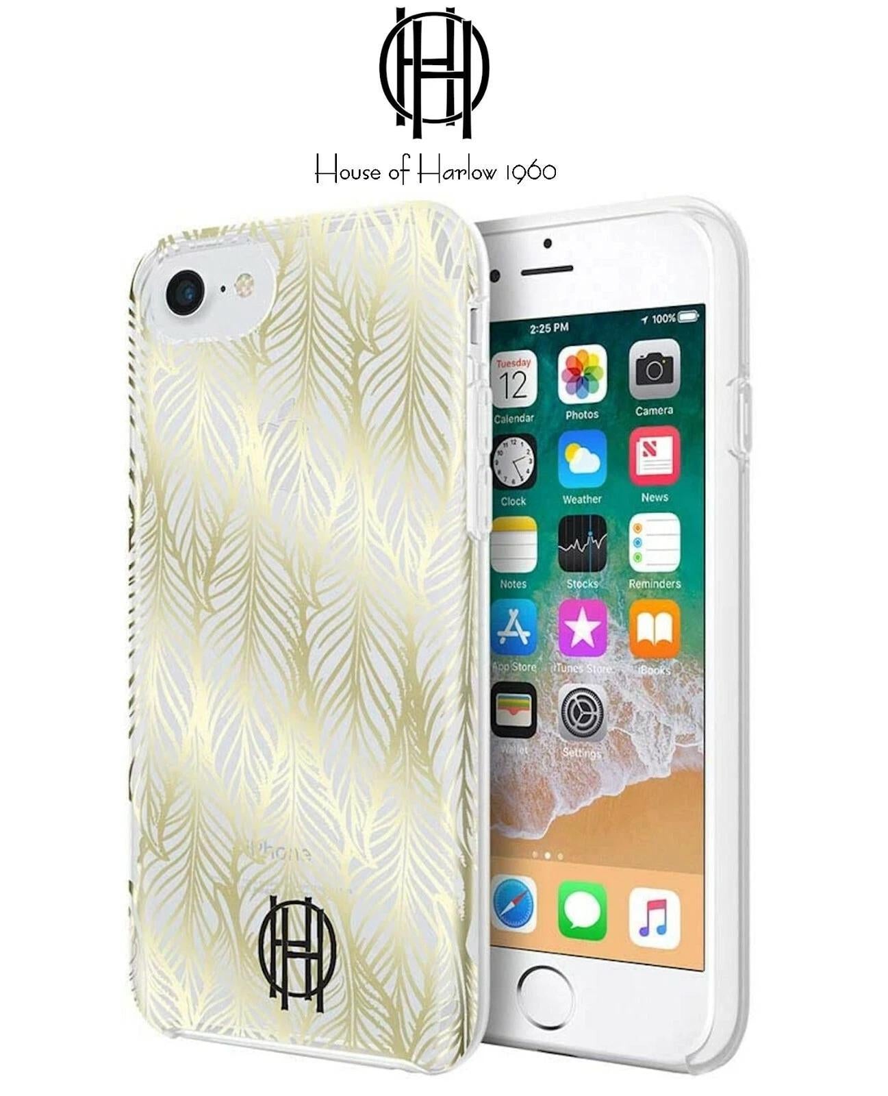 iPhone 6/7/8/SE Case House of Harlow 1960 Gold Leaf Clear