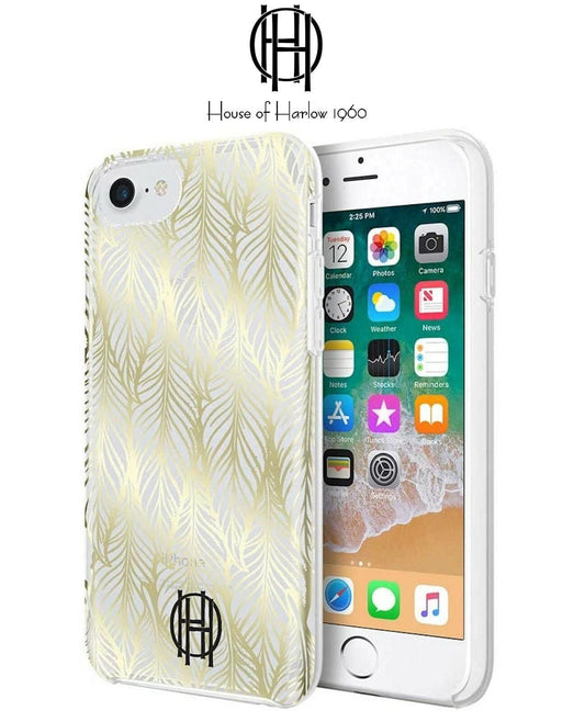 iPhone 6/7/8/SE Case House of Harlow 1960 Gold Leaf Clear