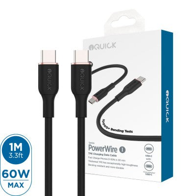 iQuick PowerWire C to C 60W 1m