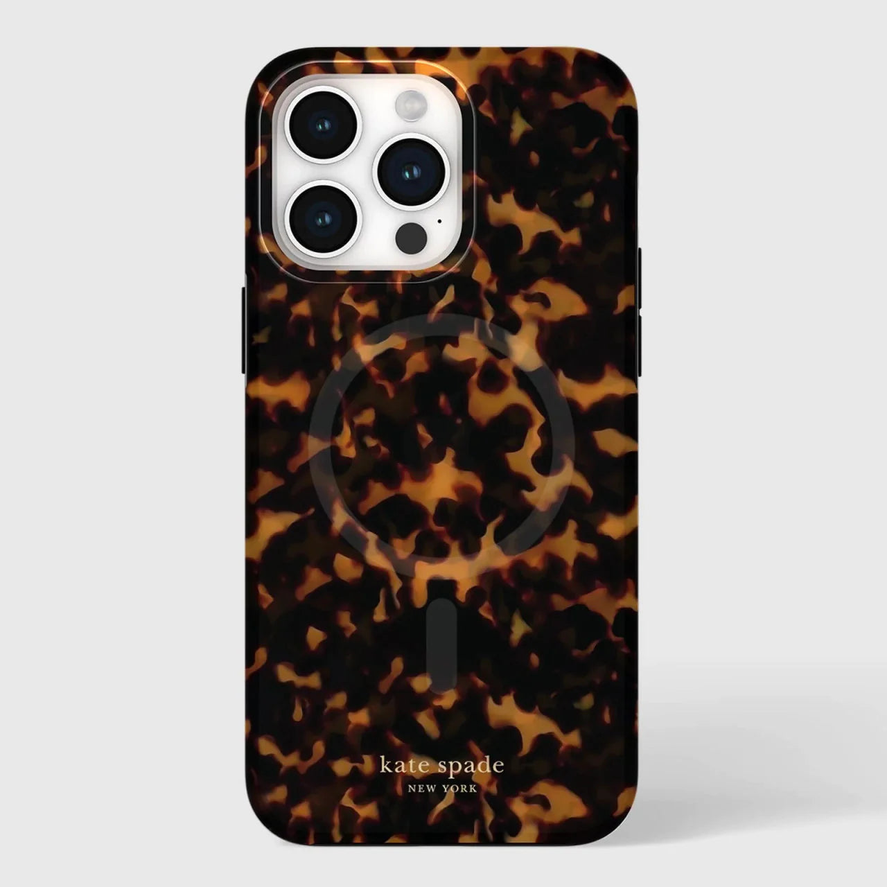 Kate Spade New York Tortoise Shell Pattern Case for iPhone 15 with MagSafe