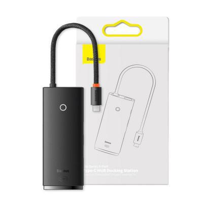 Baseus Lite Series 5-Port Type-C HUB (Type-C to HDMI+USB3.0*3+PD)