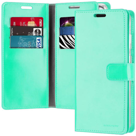 Goospery Mansoor 9 Card Wallet Phone Case for iPhone 7/8/SE - Aqua