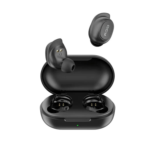 QCY TWS T9S Mini Bluetooth Headphones Stereo Wireless Earbuds with Dual Microphone