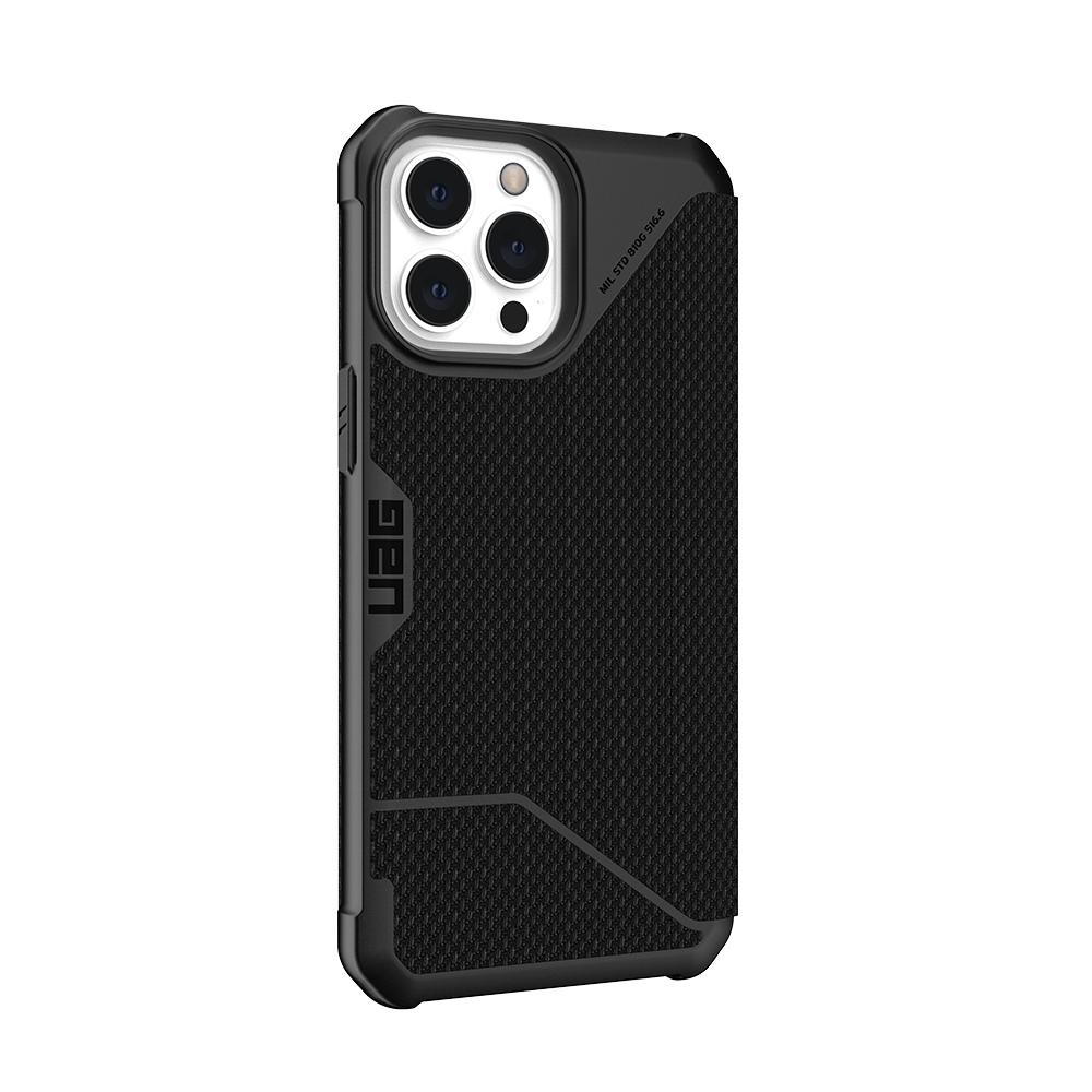 iPhone 13 Pro Max (6.7") UAG Metropolis Card Folio Case - Kevlar Black