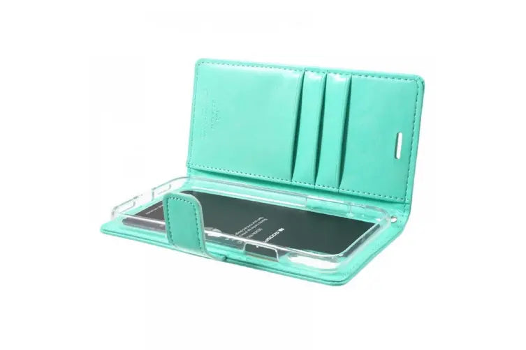 Goospery Wallet Case Mint for Galaxy s22 Ultra