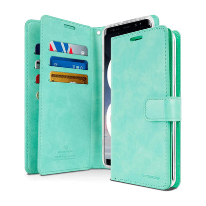 Goospery Wallet Case Mint for Galaxy s22 Ultra