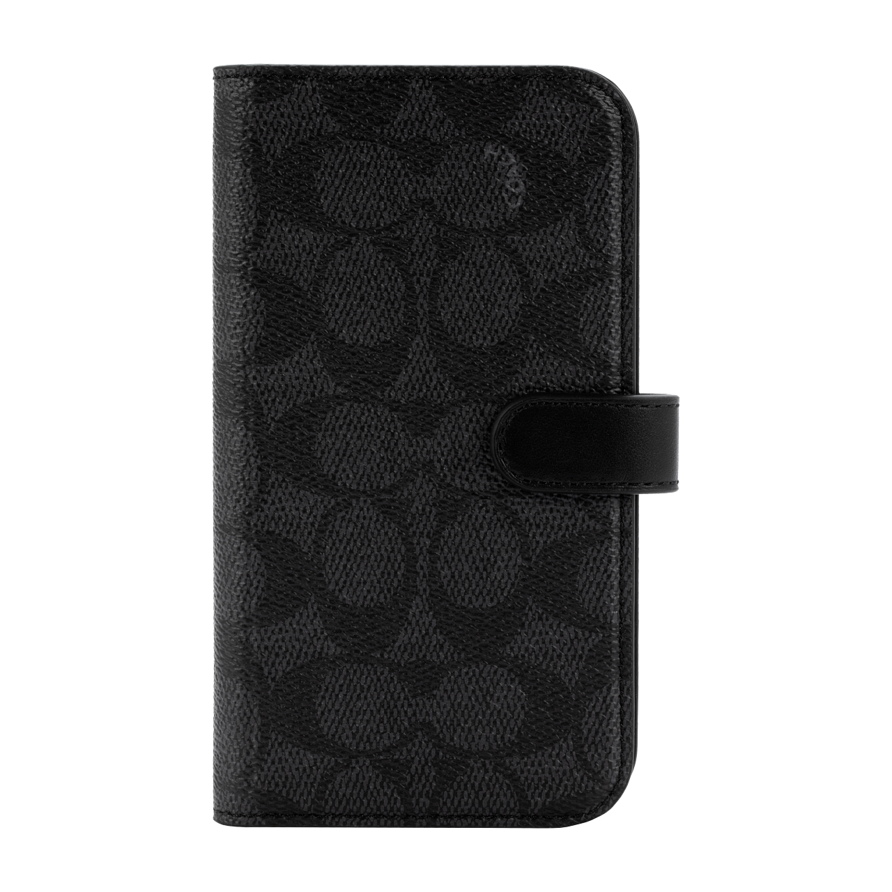 Coach Signature C Black Wallet Case for iPhone 14/13