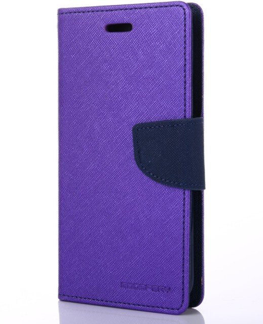 Goospery Mercury Fancy Diary Purple Case For Samsung S8+