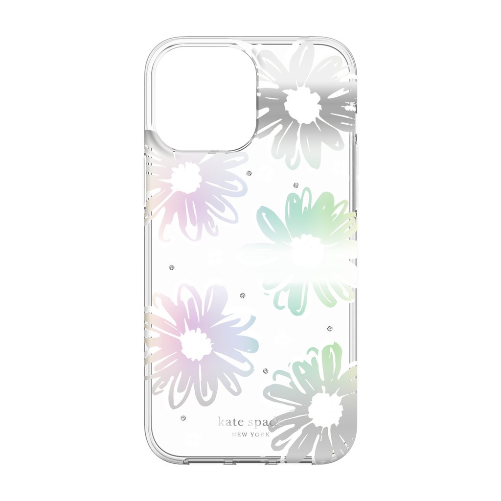 kate spade new york Protective Hardshell for iPhone 13 Pro Max- DAISY IRIDESCENT