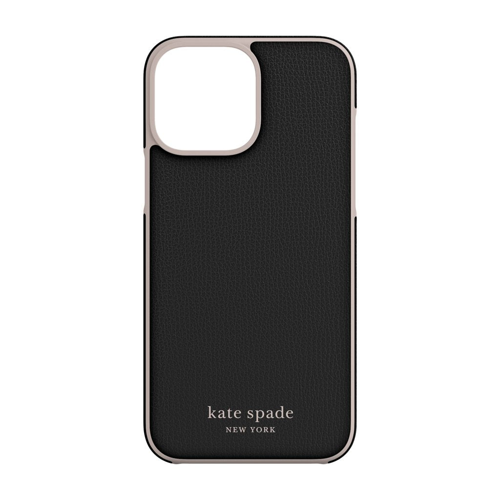 kate spade new york wrap Case for iPhone 13 Pro Max- BLACK vellum