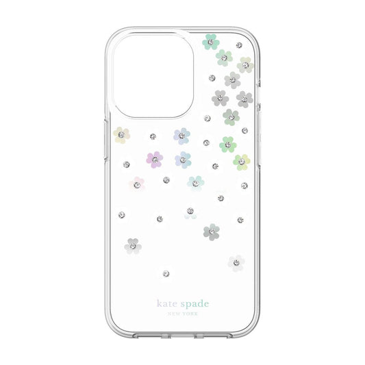kate spade new york Protective Hardshell for iPhone 13 Pro- scattered flowers