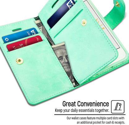 Mansoor Wallet Aqua for iPhone 12 /12 Pro