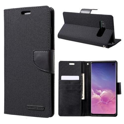 Goospery Wallet Case Black for Galaxy S22