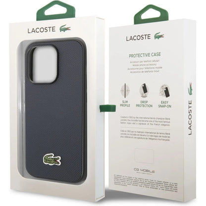 Lacoste Iconic Logo Phone Case Blue for iPhone 14 Pro