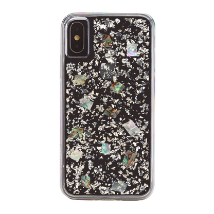 Boomtique Mother of Pearl Silver for iPhone X/Xs