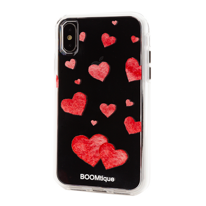 Boomtique Red Hearts for iPhone Xs Max