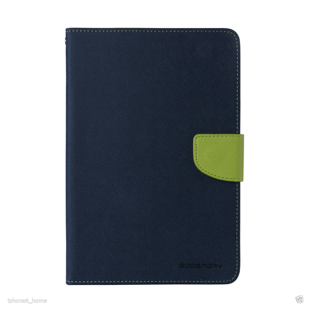 Goospery Mercury Navy Fancy Diary Case For iPad Pro 11 (2018)