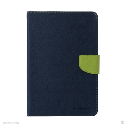 Goospery Mercury Navy Fancy Diary Case For iPad Pro 11 (2018)