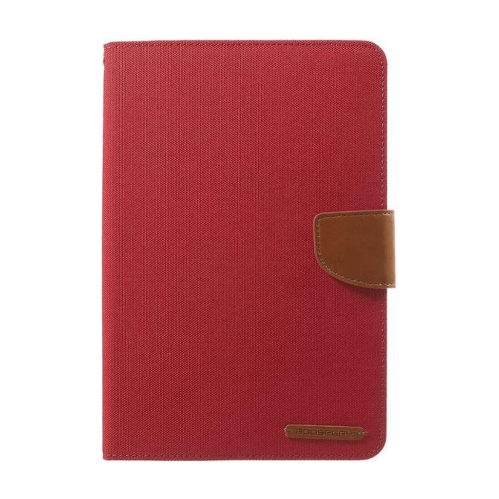 Goospery Red Canvas Diary Case For iPad Mini 1/2/3