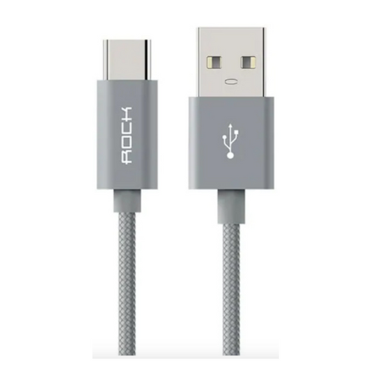 Rock C2 Type-C To USB Nylon Braided Cable (1000mm)