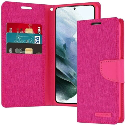 Goospery Wallet Case Pink for Galaxy S22