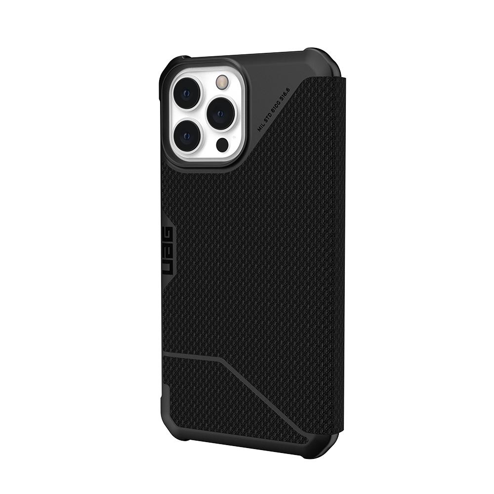 iPhone 13 Pro Max (6.7") UAG Metropolis Card Folio Case - Kevlar Black