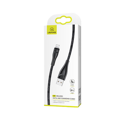 USAMS U41 Micro USB Braided Data & Charging Cable 3m